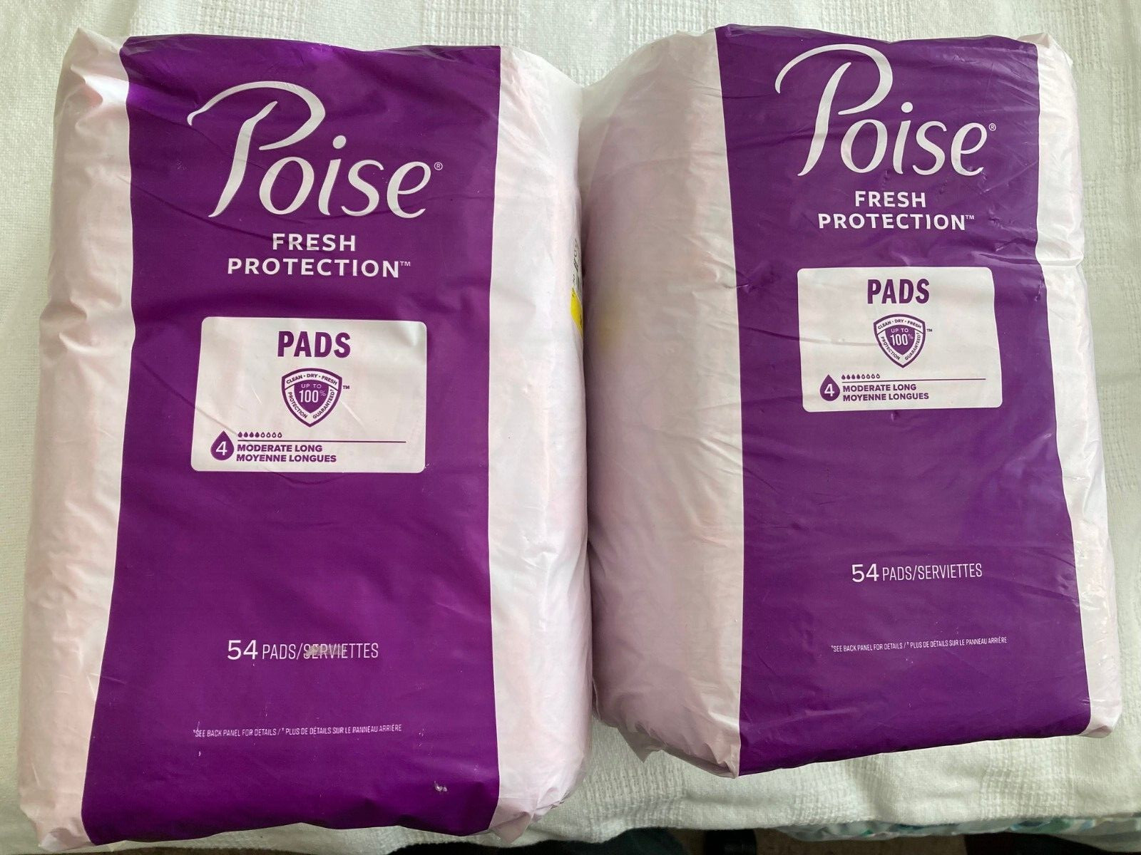 Poise Fresh Protection 4 Moderate Long pad 108