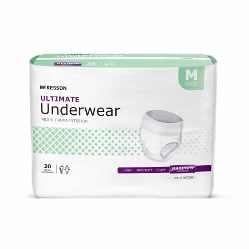Unisex Adult Absorbent Underwear Pull On with Tear Away
