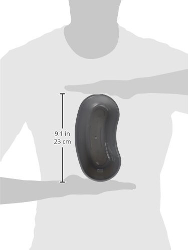 Medline DYND80327 Plastic Emesis Basins – 500 mL Graphite – Case of 250PCS
