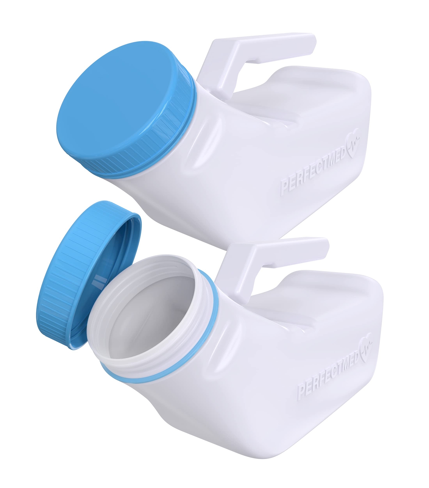 Urinals for Men Spill Proof by PerfectMed 2 Pack – 32 oz/ 1000 ml | Portable …