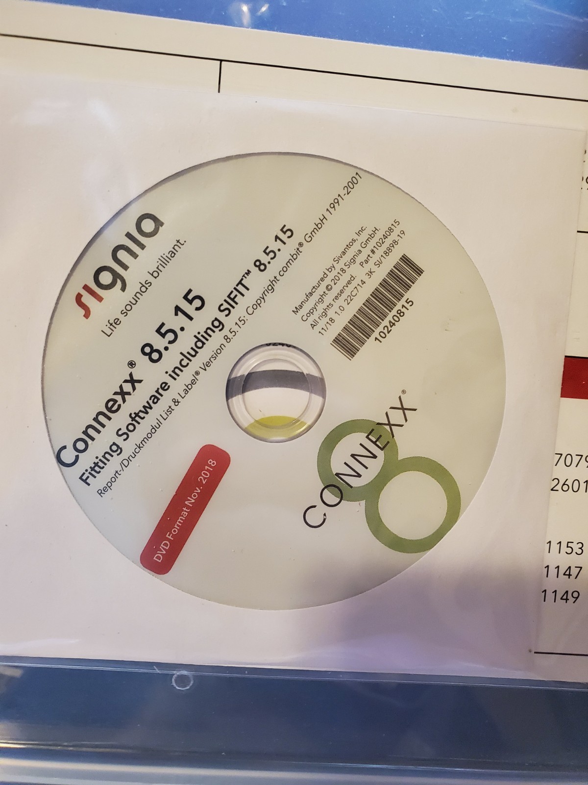Signia Fitting Kit Receivers Thin Tubes Cables Retention Lines