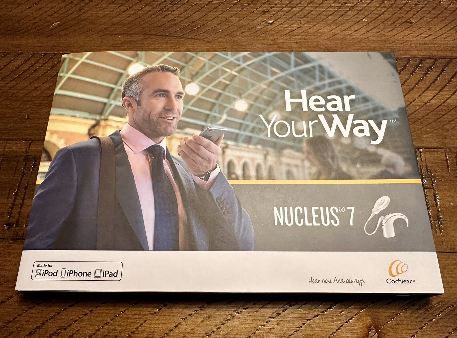Cochlear CP1000 Nucleus 7 Processor Instruction Manual Tablet for Ipad Iphone