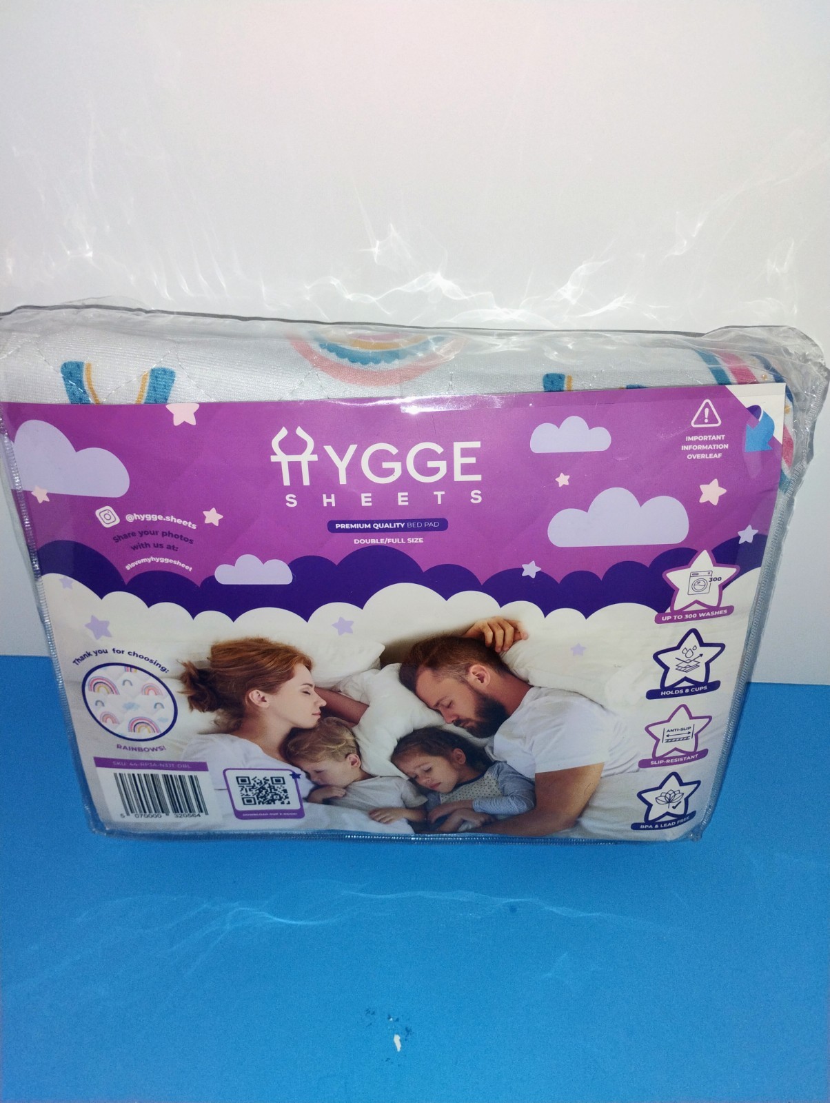 Hygge Twin/Full Waterproof Potty Training Non-Slip Bed Wetting Pad Protector (/)