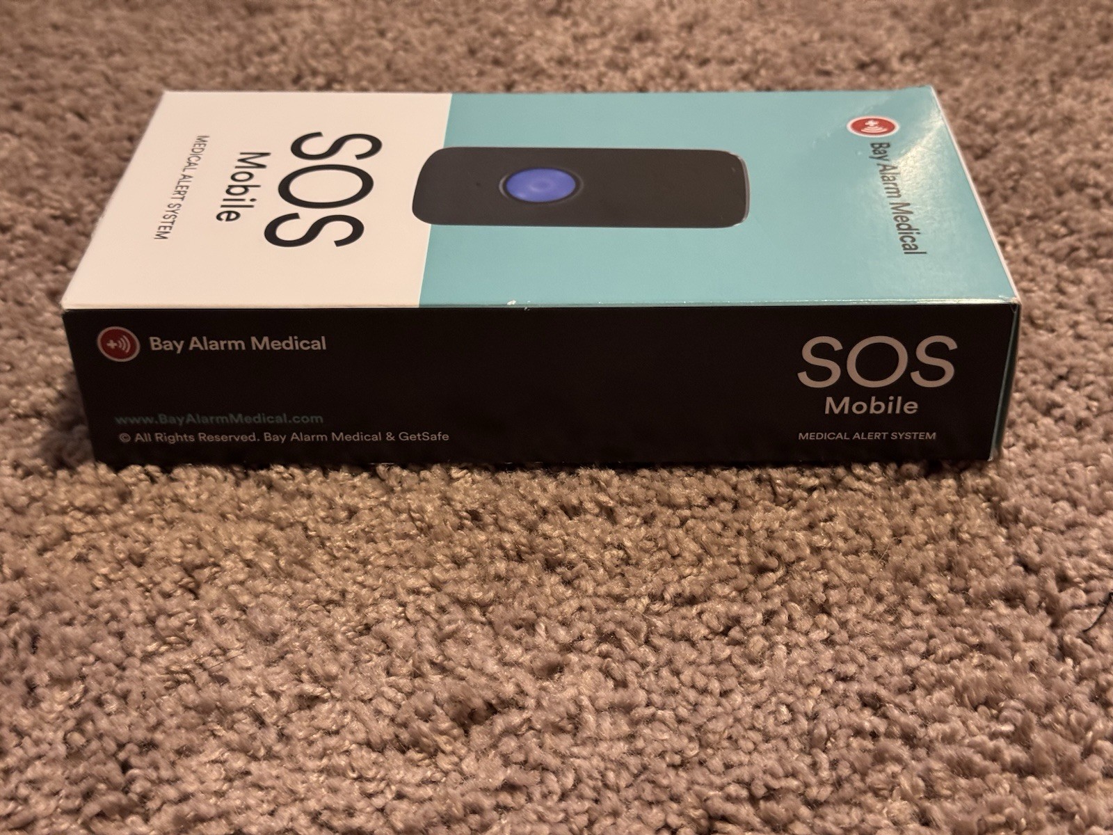 Bay Alarm Medical SOS Mobile GPS Alert Device WV091Z-BA Black, Water Resistant
