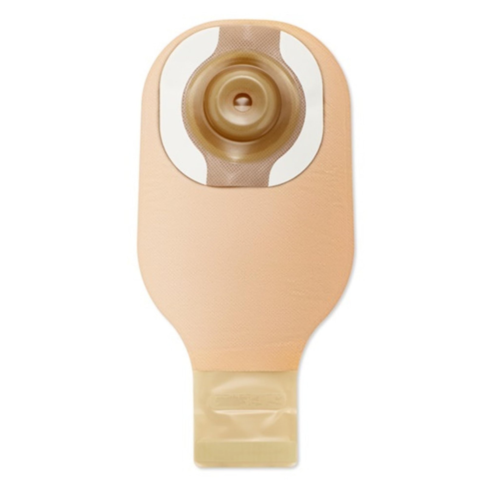Hollister Extended Wear Drainable Ostomy Pouch 1 1/8 Inch Skin Barrier Beige