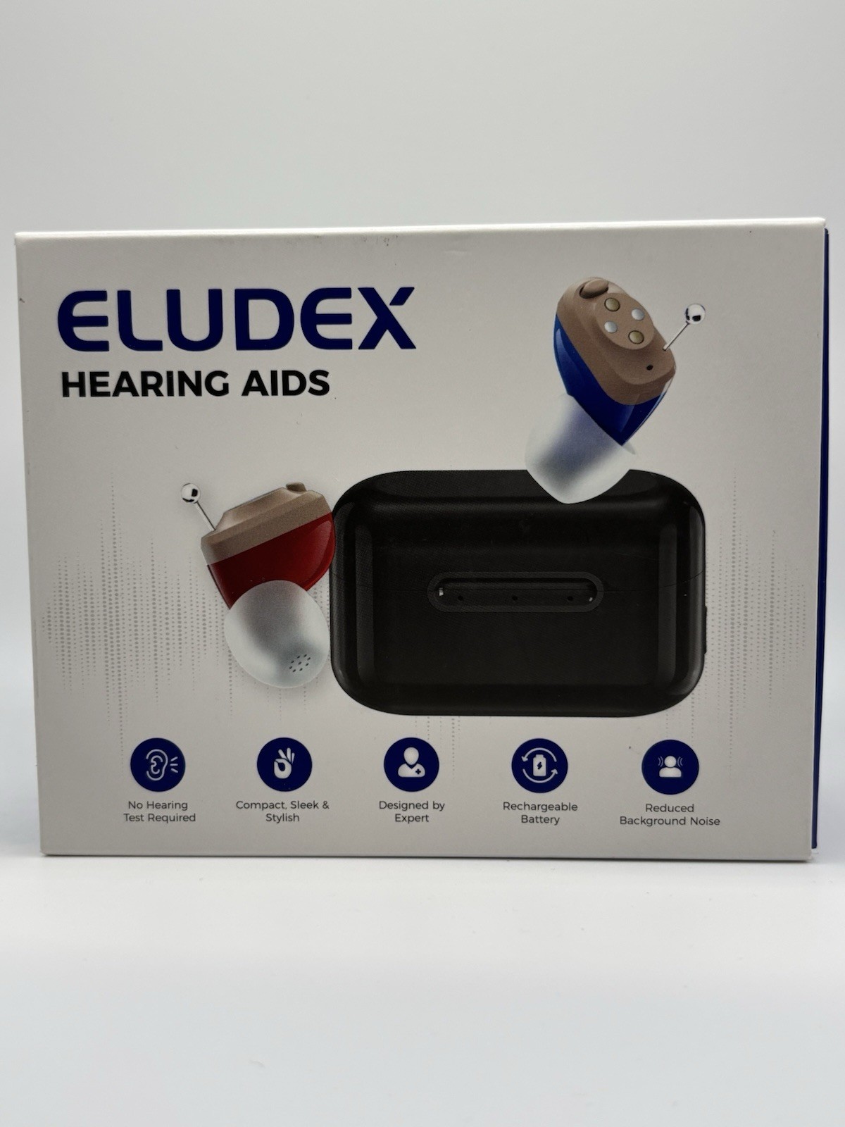 Eludex Hearing Aids for Seniors & Adults JH-A17BT Mild to Moderate Hearing Loss