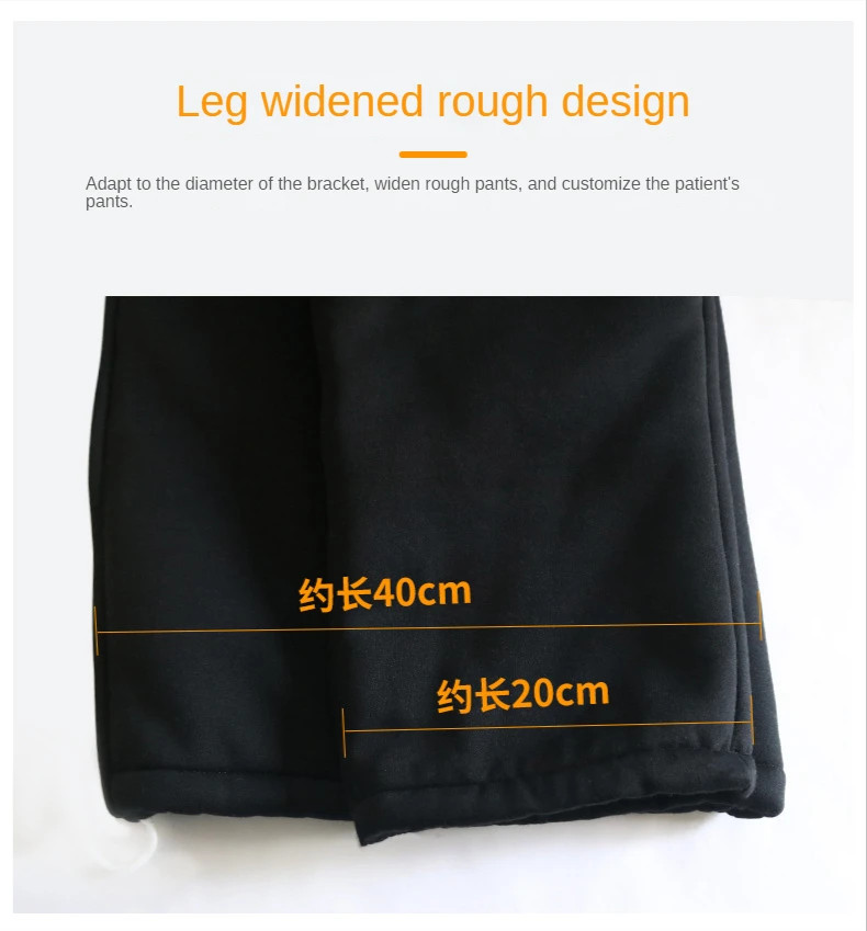 Stent Care Pants Fracture Patients After Leg Surgery Thickened Fleece Trousers
