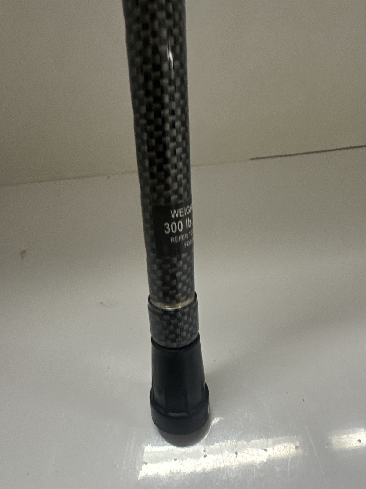 Carex Carbon Gray Comfort Grip Walking Cane 2360101510