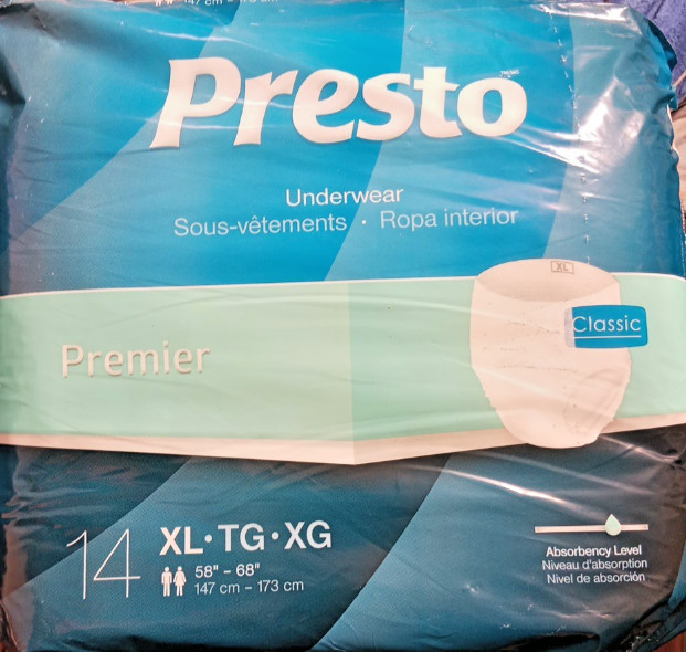 PRESTO PREMIER CLASSIC UW XL, 14/BAG