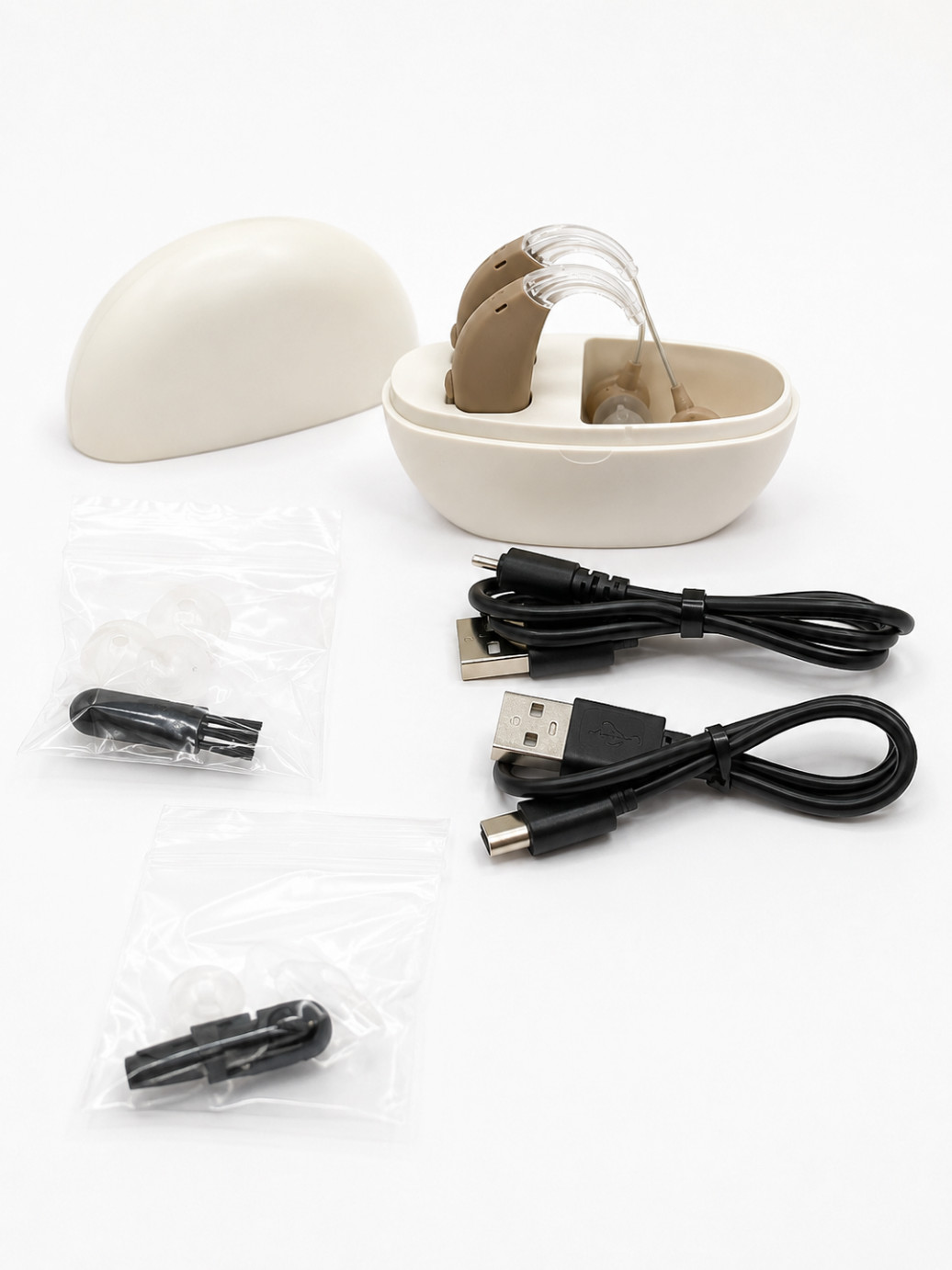 Hearing Aids Hearing Amplifiers for Seniors Rechargeable with Noise Cancelling