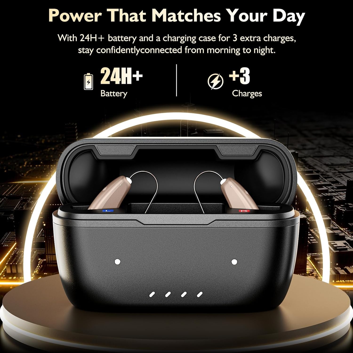 Lexi B3-Powered By Bose Prototype BTE OTC Rec Hearing Device/ Set App / Program
