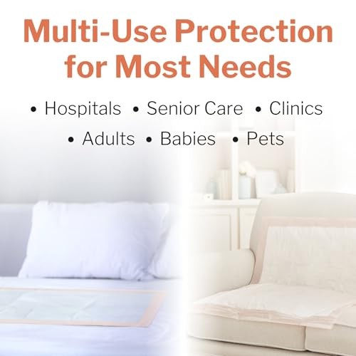 McKesson Underpads Disposable 30″ x 36″, Heavy Absorbency, 100 Count
