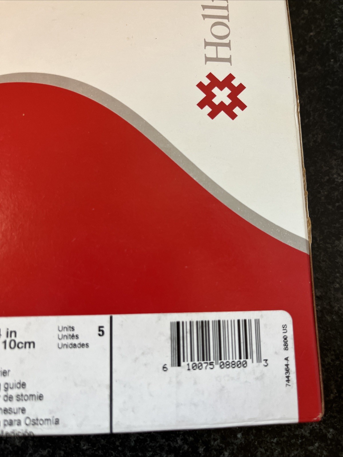 New Box of 5 Hollister 8800 Flextend Ostomy Skin Barrier 4 x 4″ Exp 2028