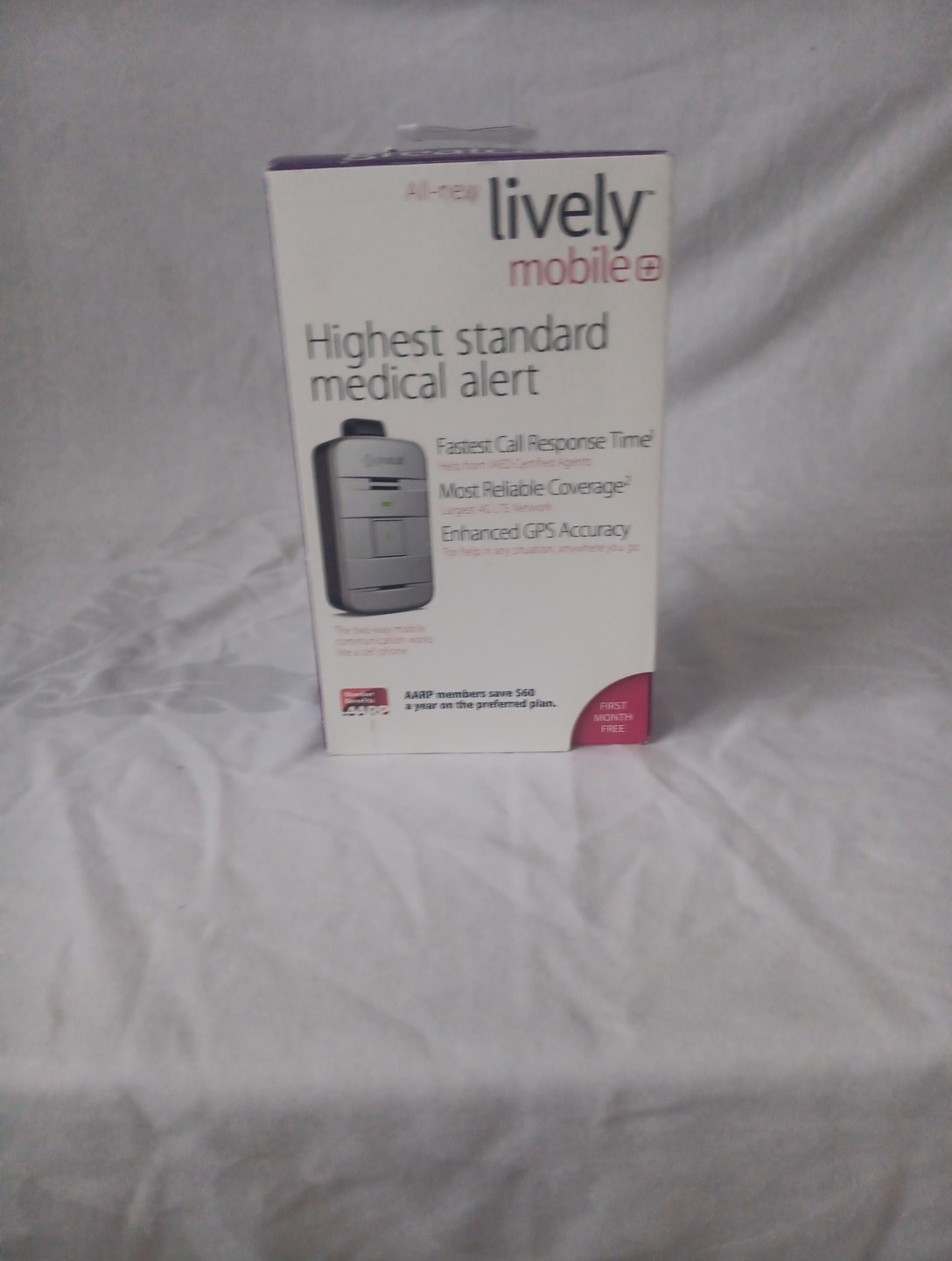 Lively Mobile + Medical Alert Device New Two Way Communication Works Like Phone