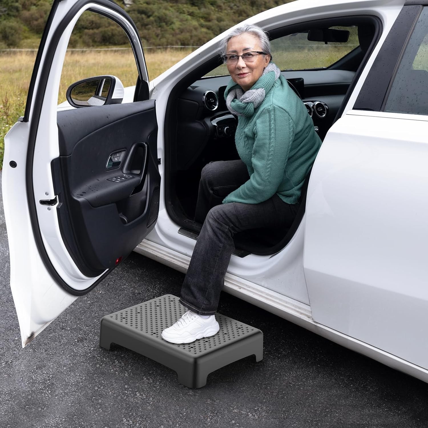 Mobility Step Stool Adults & Seniors Non-Slip Platform Indoor & Outdoor Portable