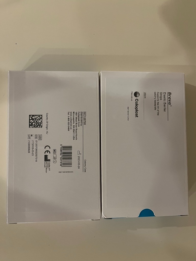 Coloplast Brava 120700 Elastic Barrier Strips 3 boxes of 20 total 60 strips