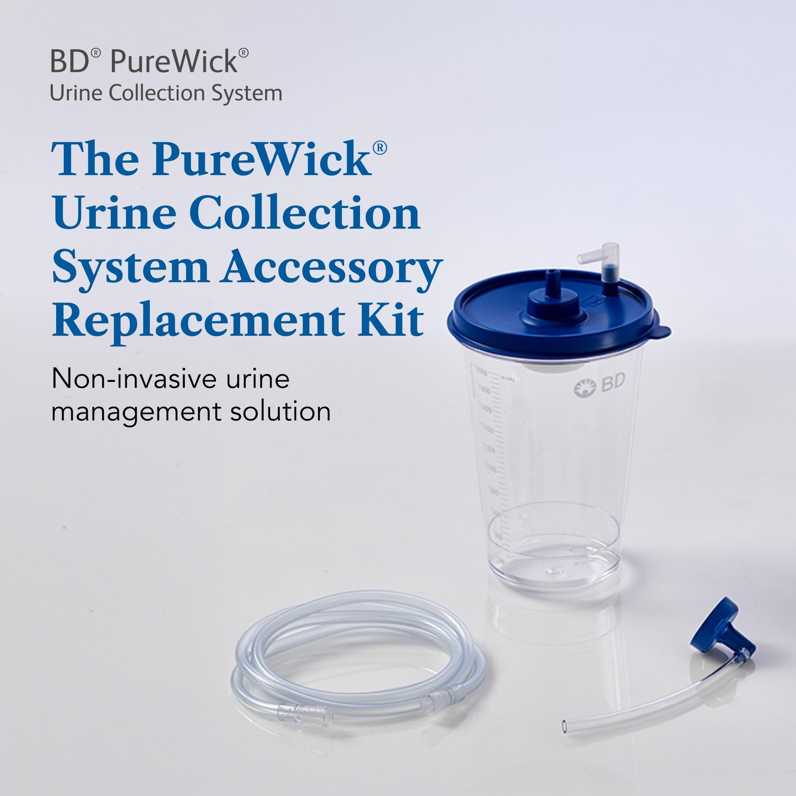 PureWick Urine Collection System Accessory Replacement Kit – Bedside Urinary …