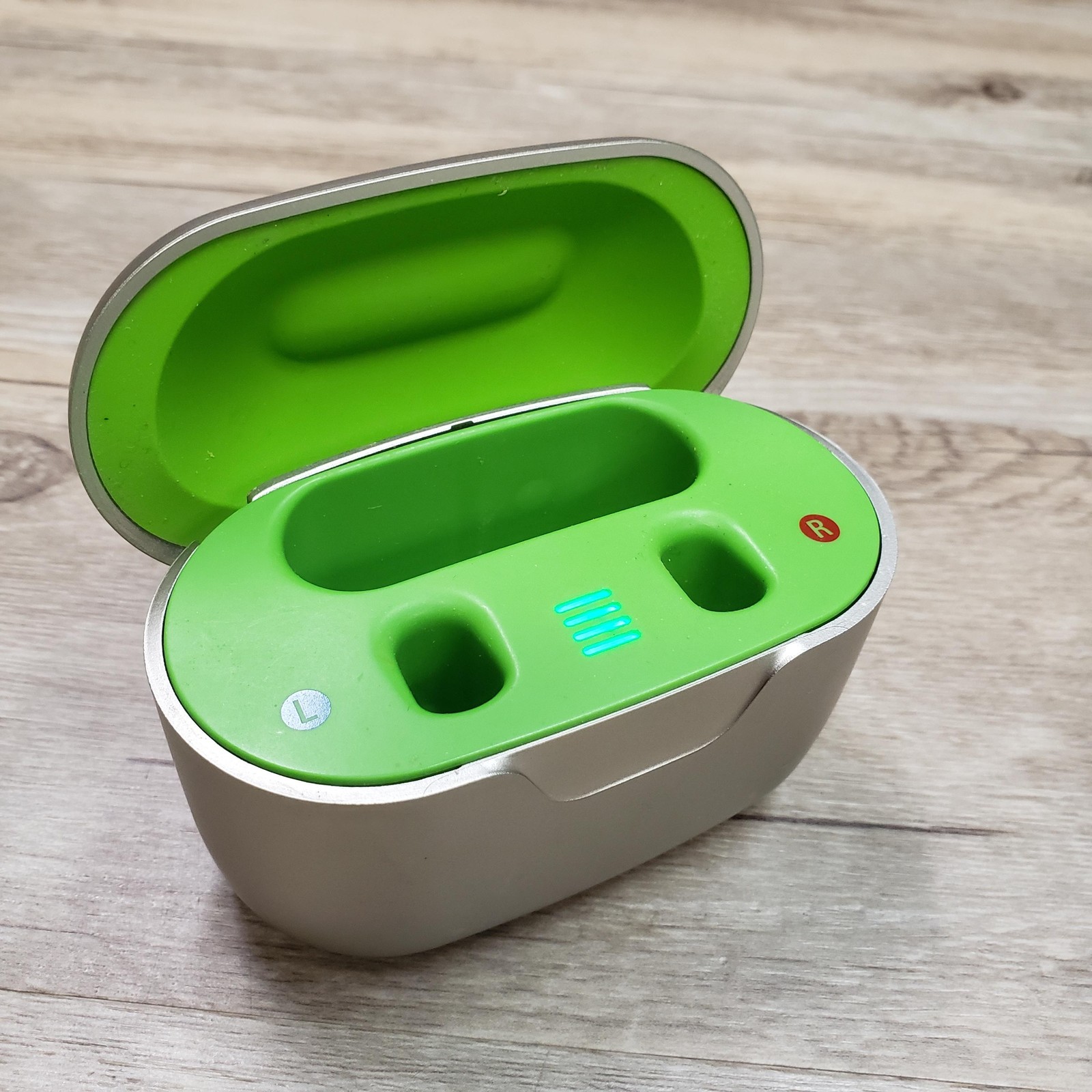 Phonak Charger Case Go Hearing Aid USB Charging Dock Silver Portable Holder