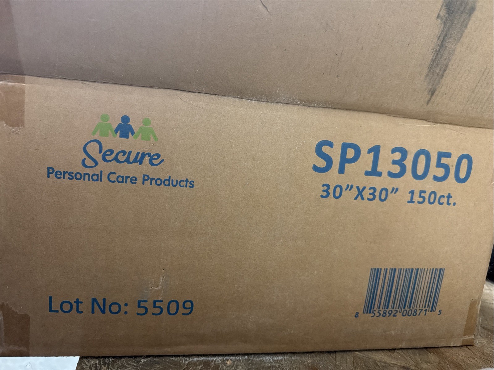 Secure Personal Care Underpads~ 30″x30″ ~ 150 count~SP13050