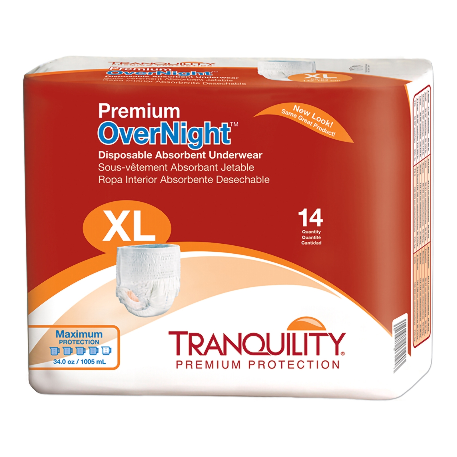 Tranquility Disposable Underwear X-Large 14 Ct