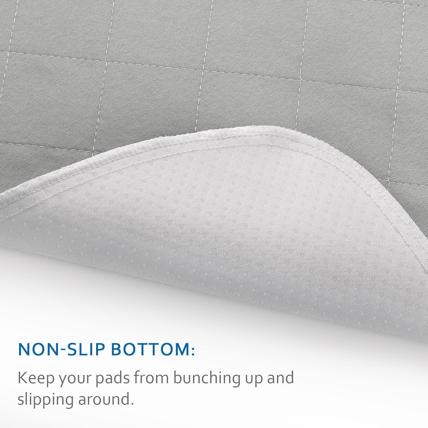Waterproof Mattress Pad, Incontinence Bed Pads Washable, Slip Resistant Washable