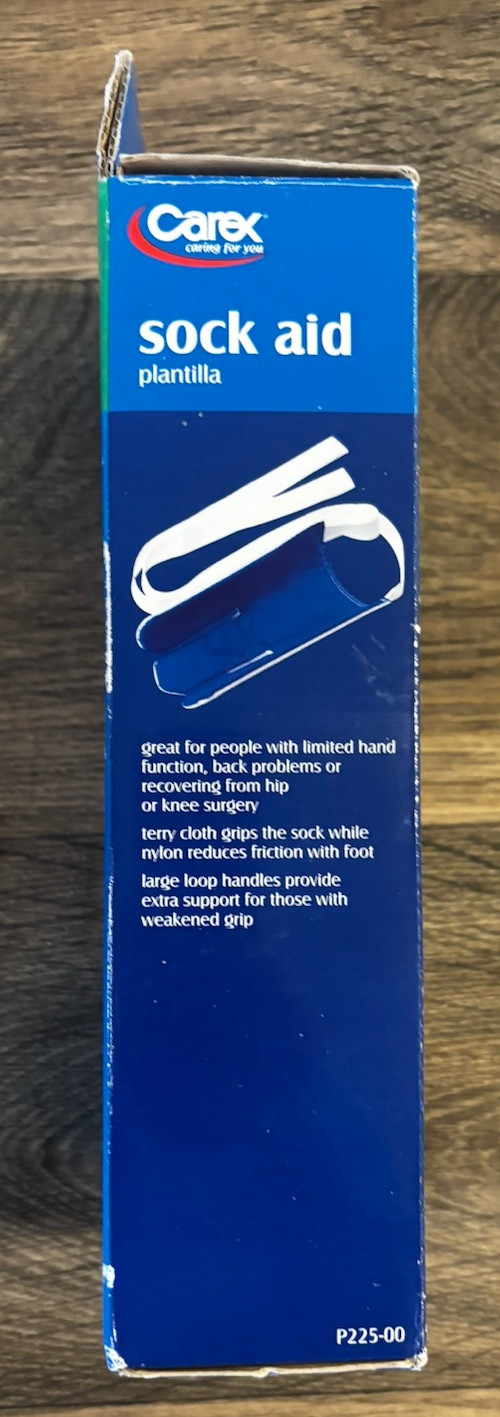 Carex Sock Aid Tool,Easily Pull on Socks without Bending, for Elderly, Disabled
