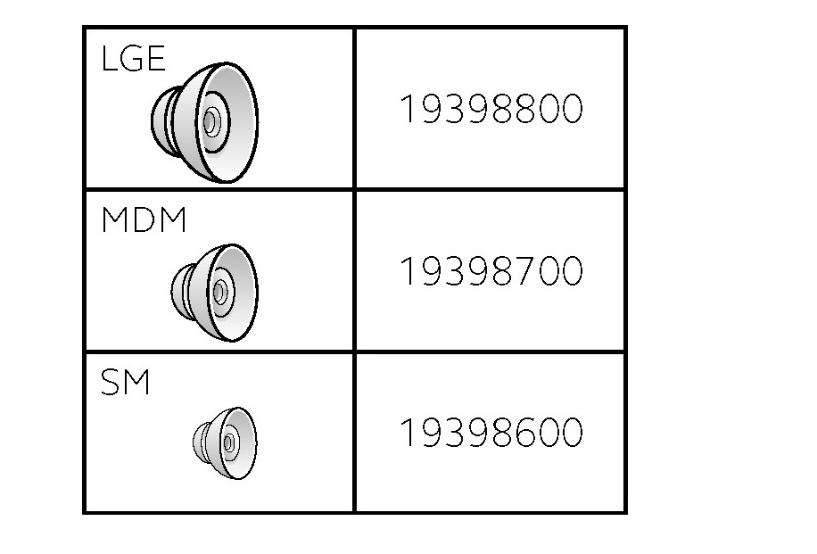 GN ReSound Sure Fit Power Domes Variety Pack Small Medium Large surefit Tips USA