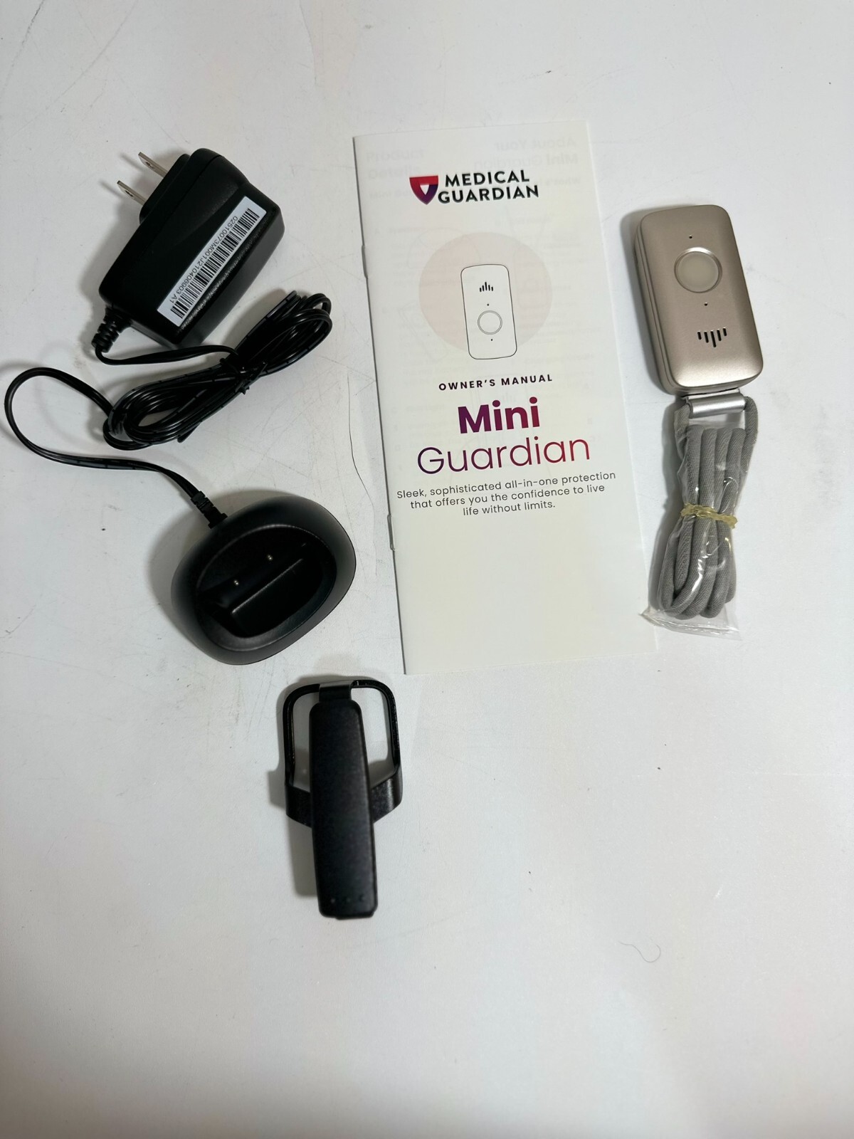 Medical Guardian Mini Guardian VZW Champagne Medical Alert System – OPEN BOX