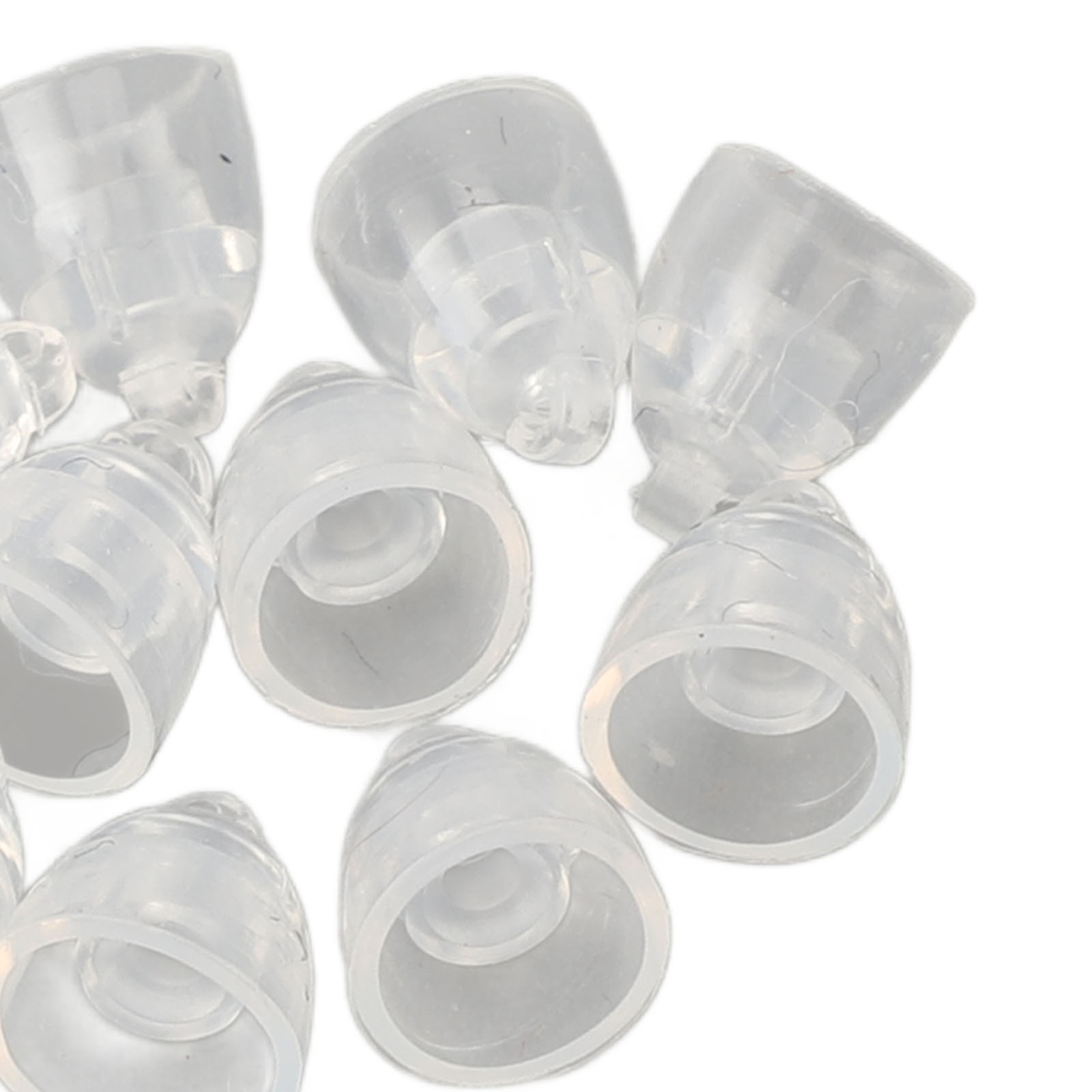 10pcs Double Vent Bass 6mm Domes For MiniFit Anti Static Soft Silicone NY