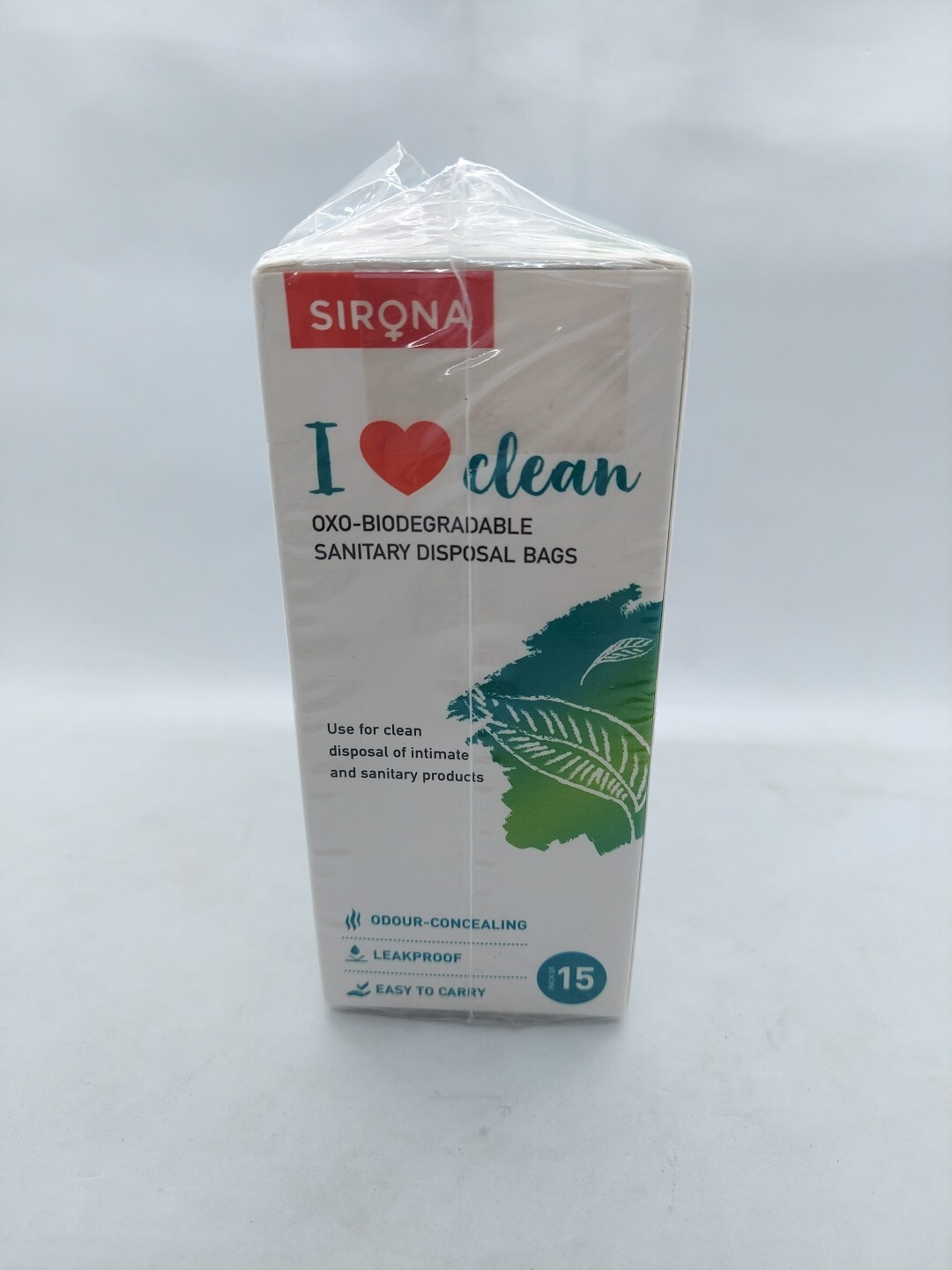 4 X Sirona Sanitary Disposable 15 Bags for Discreet Disposal of Tampons & Pads