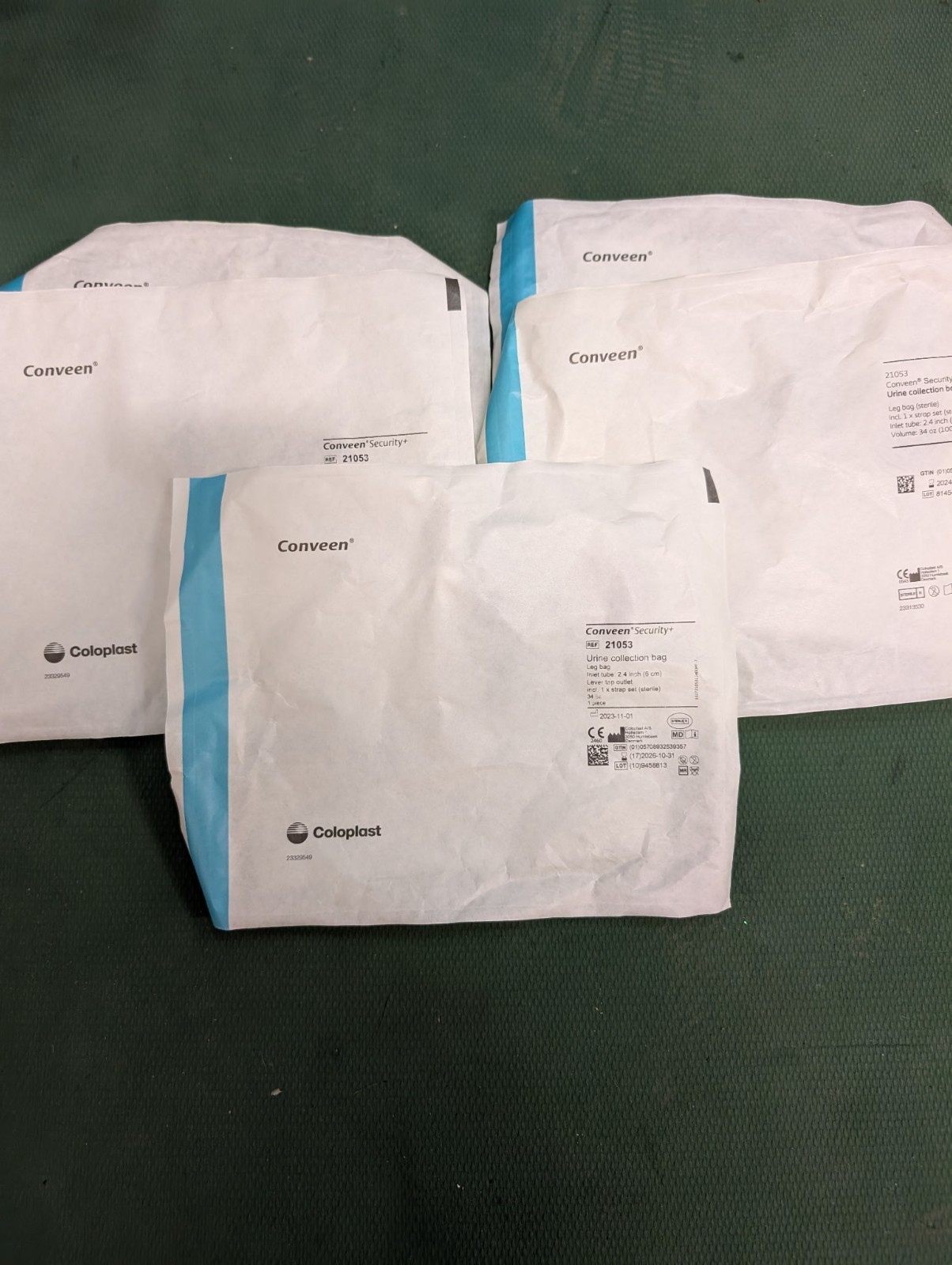 Conveen 21053 Urine Collection Bag – Past Expiration – Lot of 37
