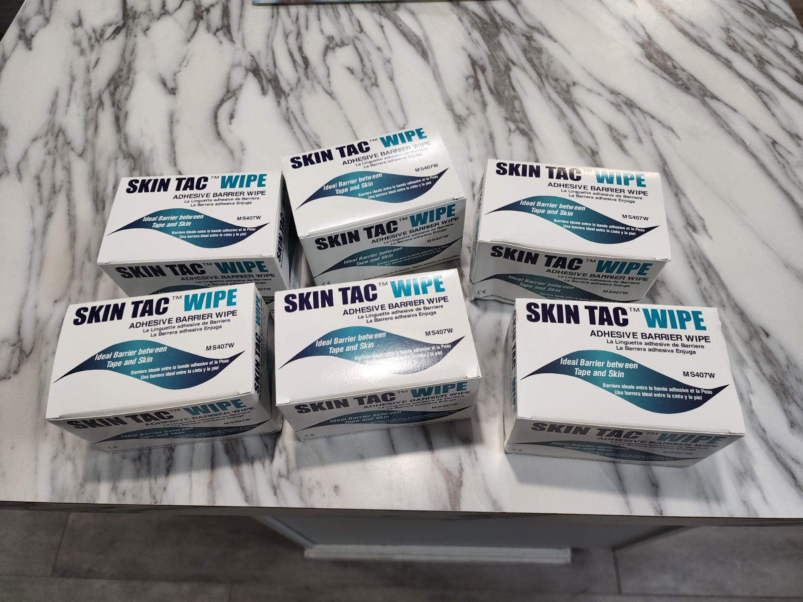 Torbot Skin Tac Adhesive Barrier Wipes – 6 Box of 50 Each. expired date