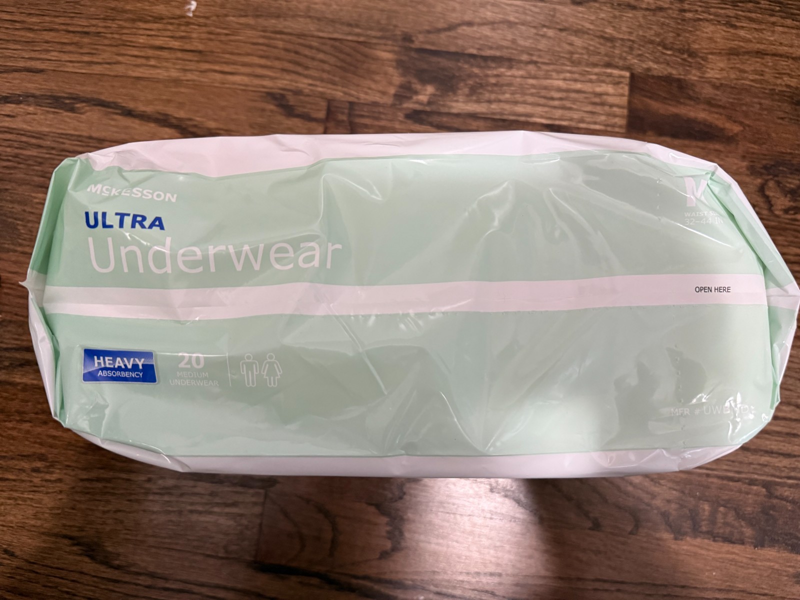 McKesson Ultra Underwear Incontinence Pant – Medium Size (4, 80 ct total)