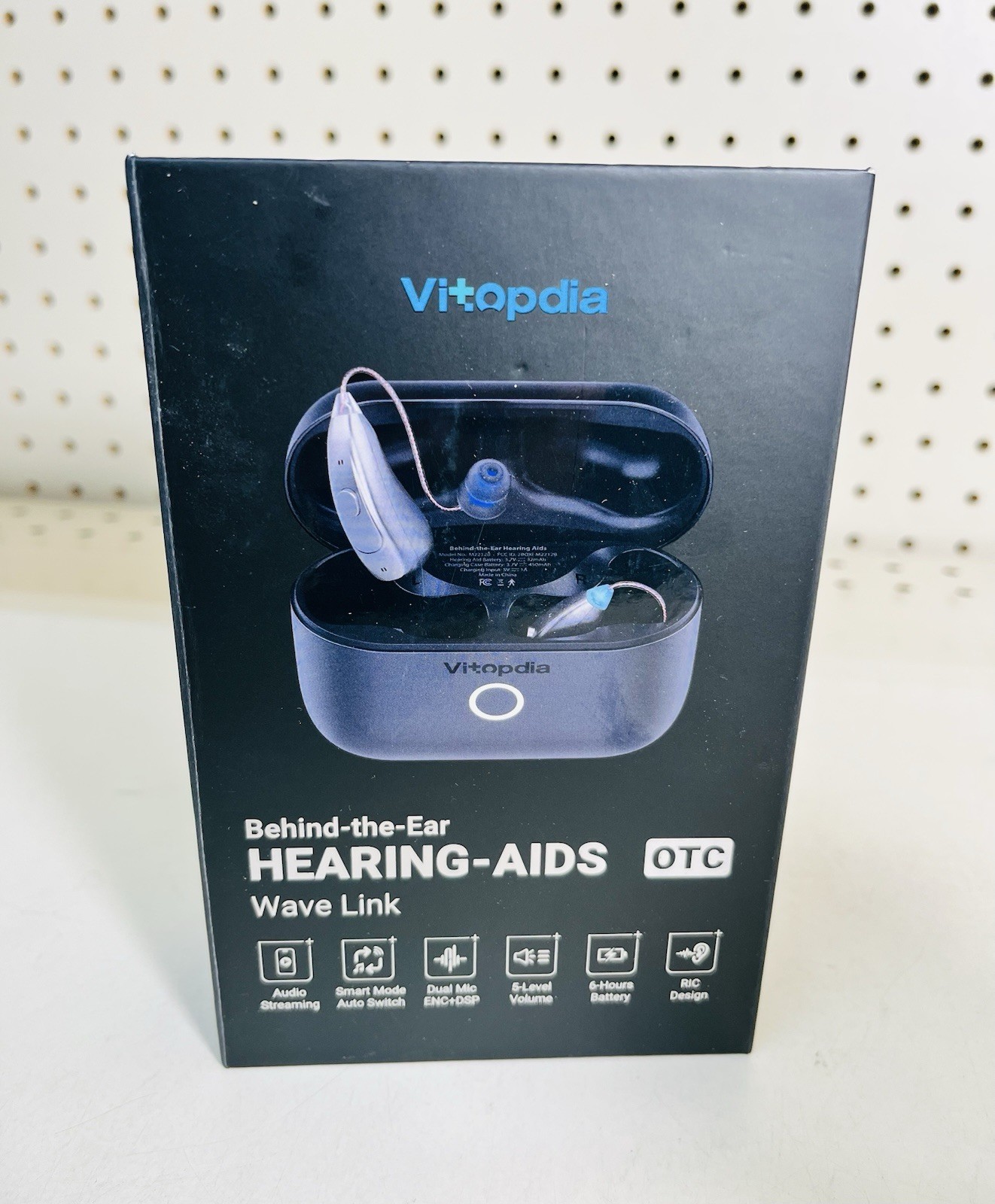 3-in-1 Rechargeable Bluetooth OTC Hearing Aids Music Streaming , 5-Level Volume