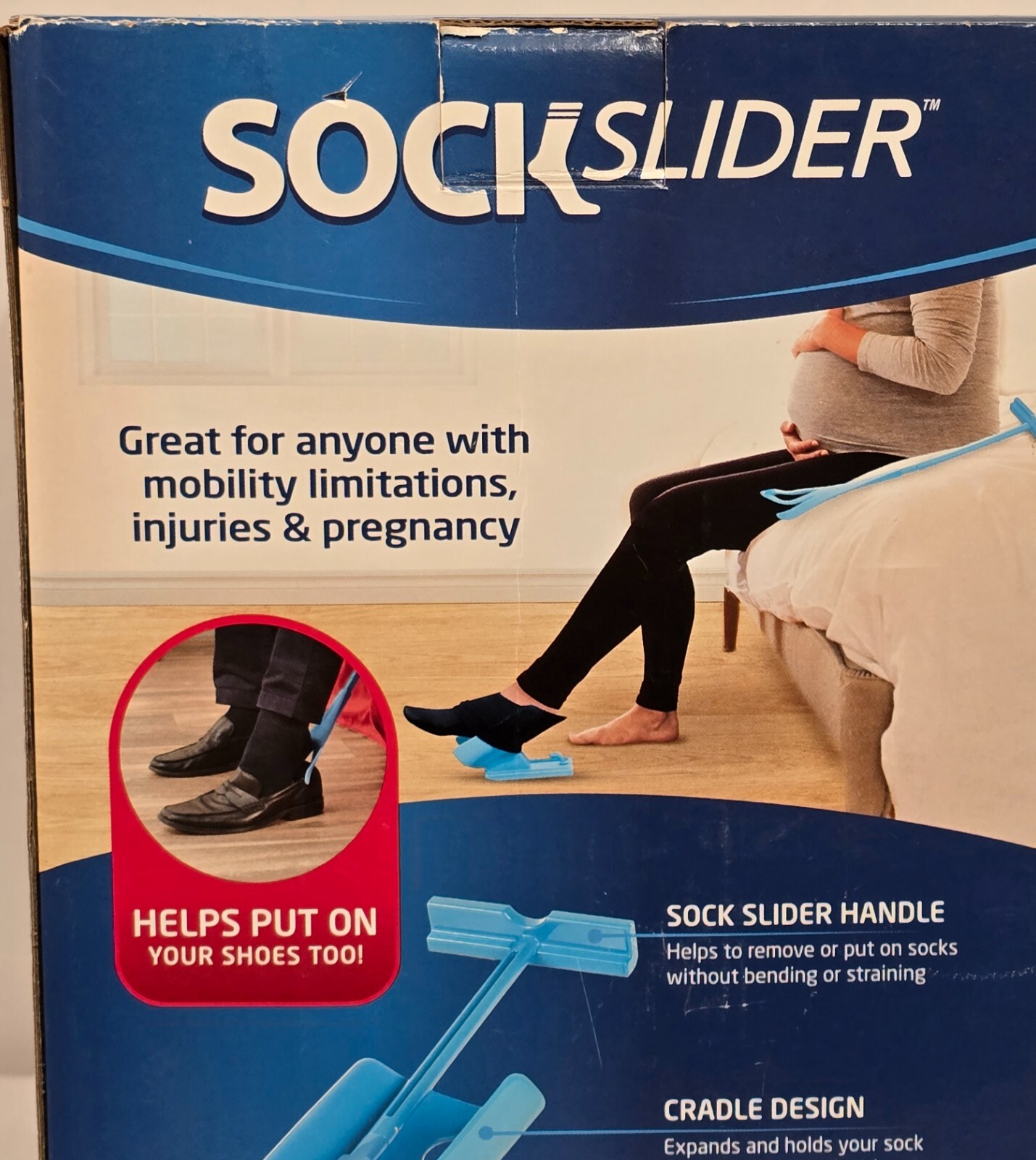 2017 Sock Slider-Put On & Take Off Shoes & Socks Comfortably-2 Piece Design