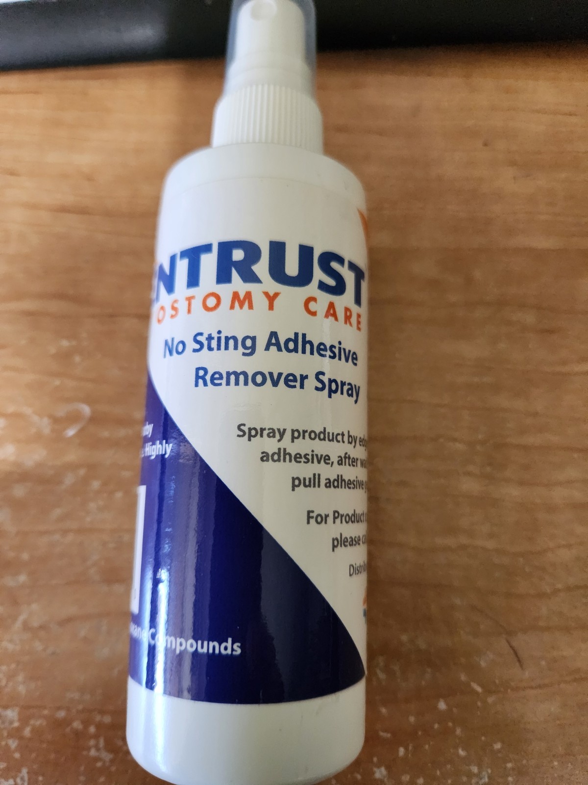 Entrust Ostomy Care No-Sting Adhesive Remover Pump Spray 4oz. 7104