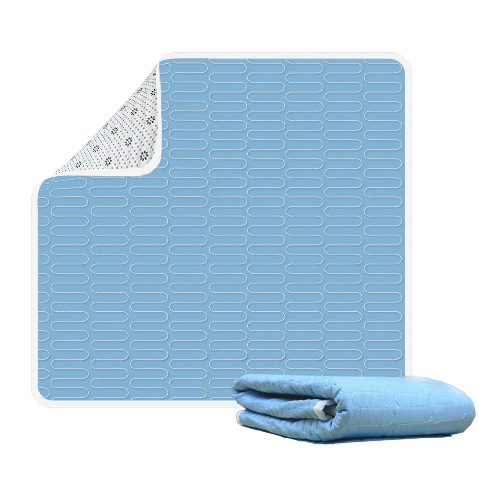 4 PCS Incontinence Bed Pads 34×36 Inch Washable Waterproof Mattress Pee Pad