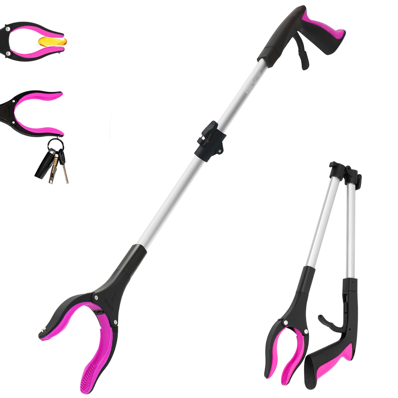 32 inch Heavy Dutyup to 10 lbs Reacher Grabber Tool with Strong Magnetic New …