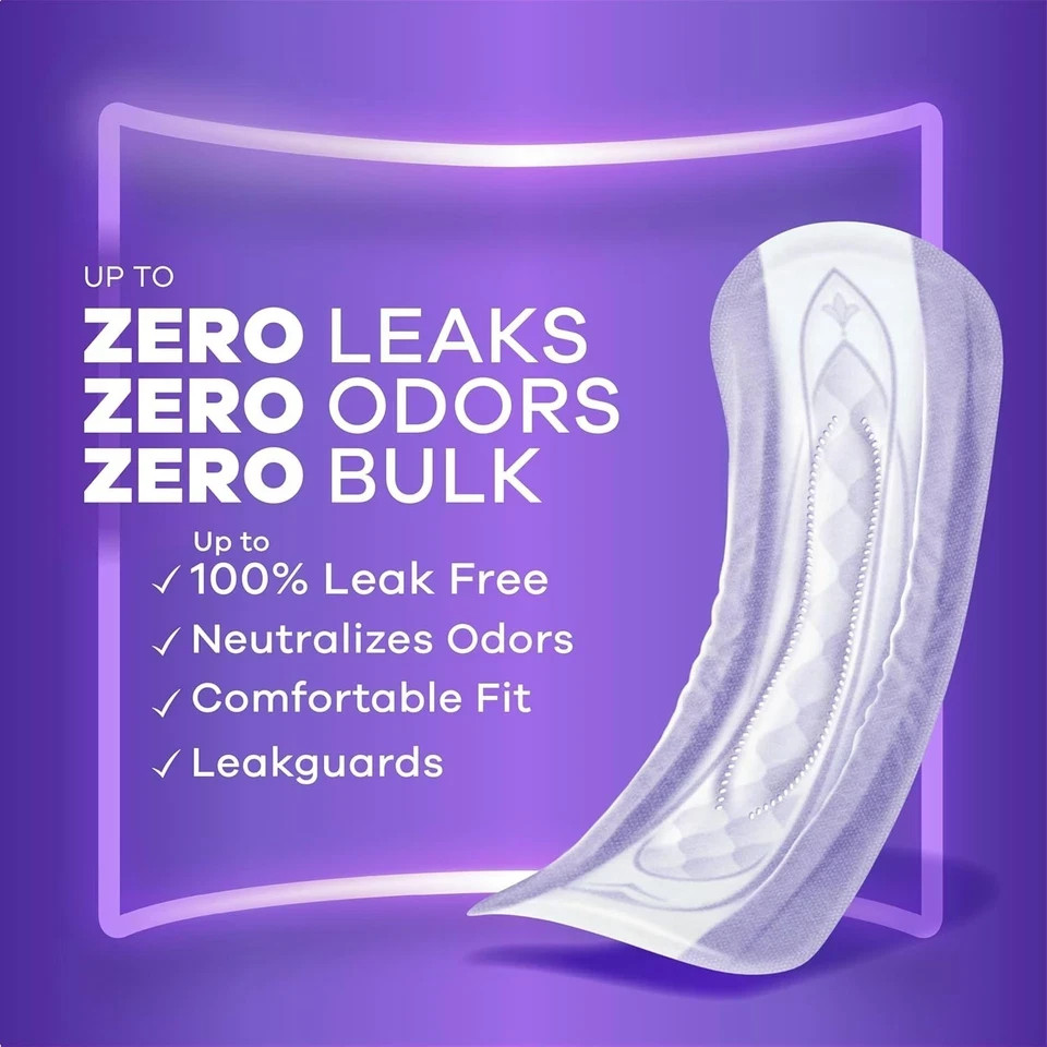 Always Discreet Incontinence & Postpartum Pads for Women, 90 ct, Light (30×3) ✅