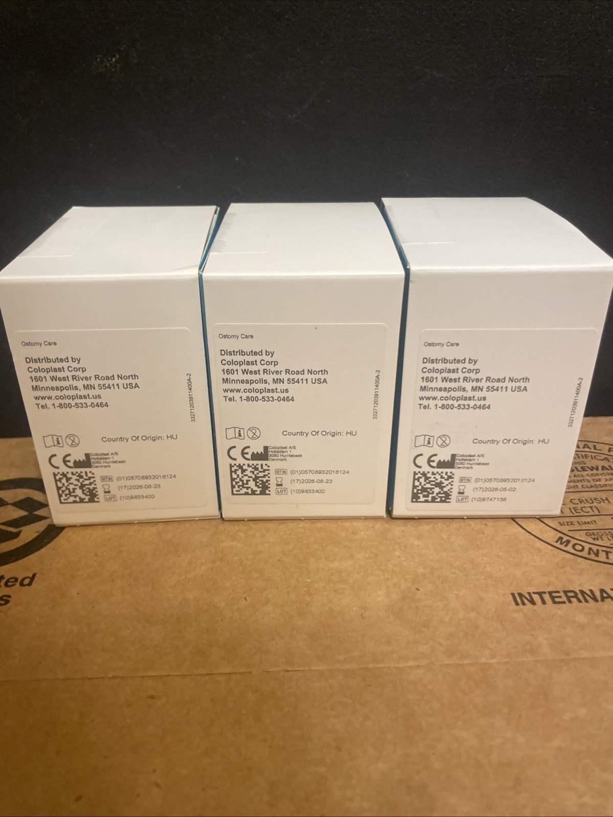 Lot Of 3 Coloplast 12039 Brava Protective Seal