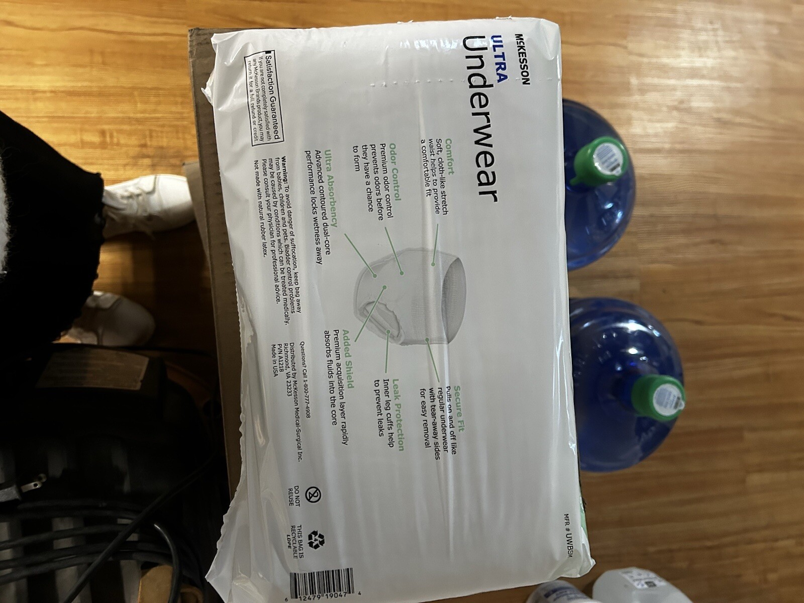 McKesson Adult underwear. $25 A Case With 4 Packages In It. 22 Pieces Each Pack.