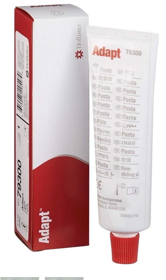 PACK OF 2 Tubes Hollister 79300 Adapt 2.1 oz Ostomy Paste. NEW box *FAST SHIP*
