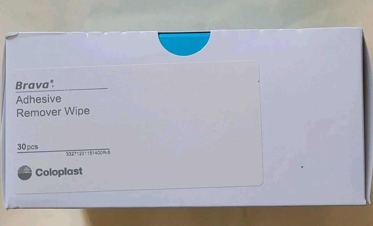 BUY 1 GET 1 FREE!! Coloplast Brava Adhesive Remover Wipes. 30 Per box