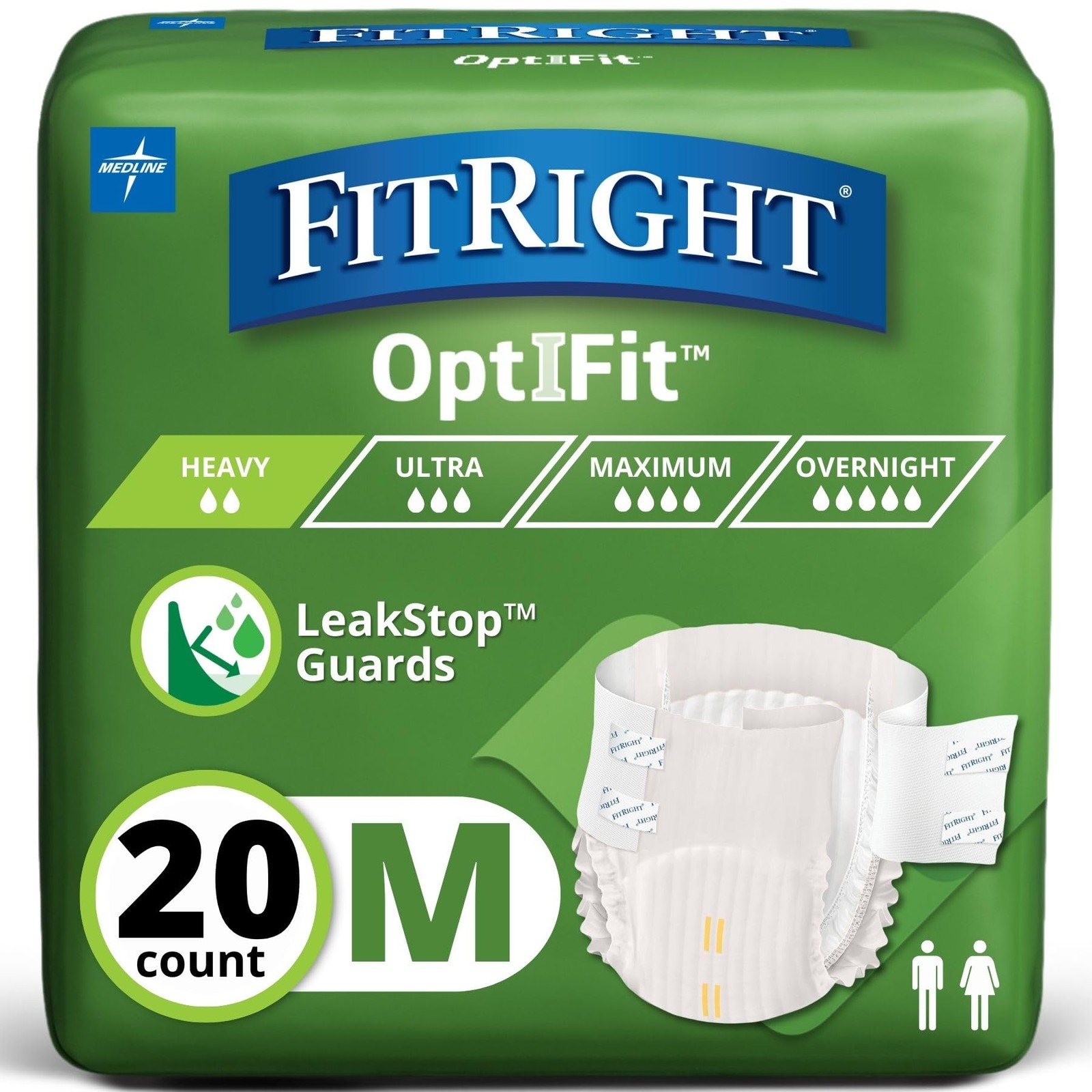 Adult Disposable Incontinence Briefs for Men and Women Maximum Protection 20 …