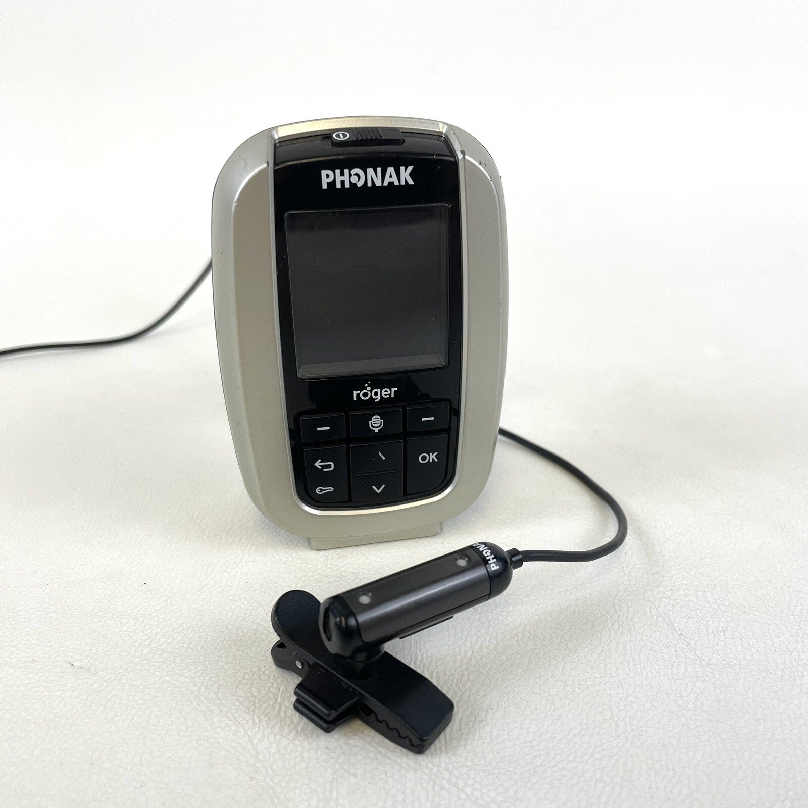 PHONAK Inspiro Roger / FM Transmitter with MM10 Microphone Classroom Aid TESTED