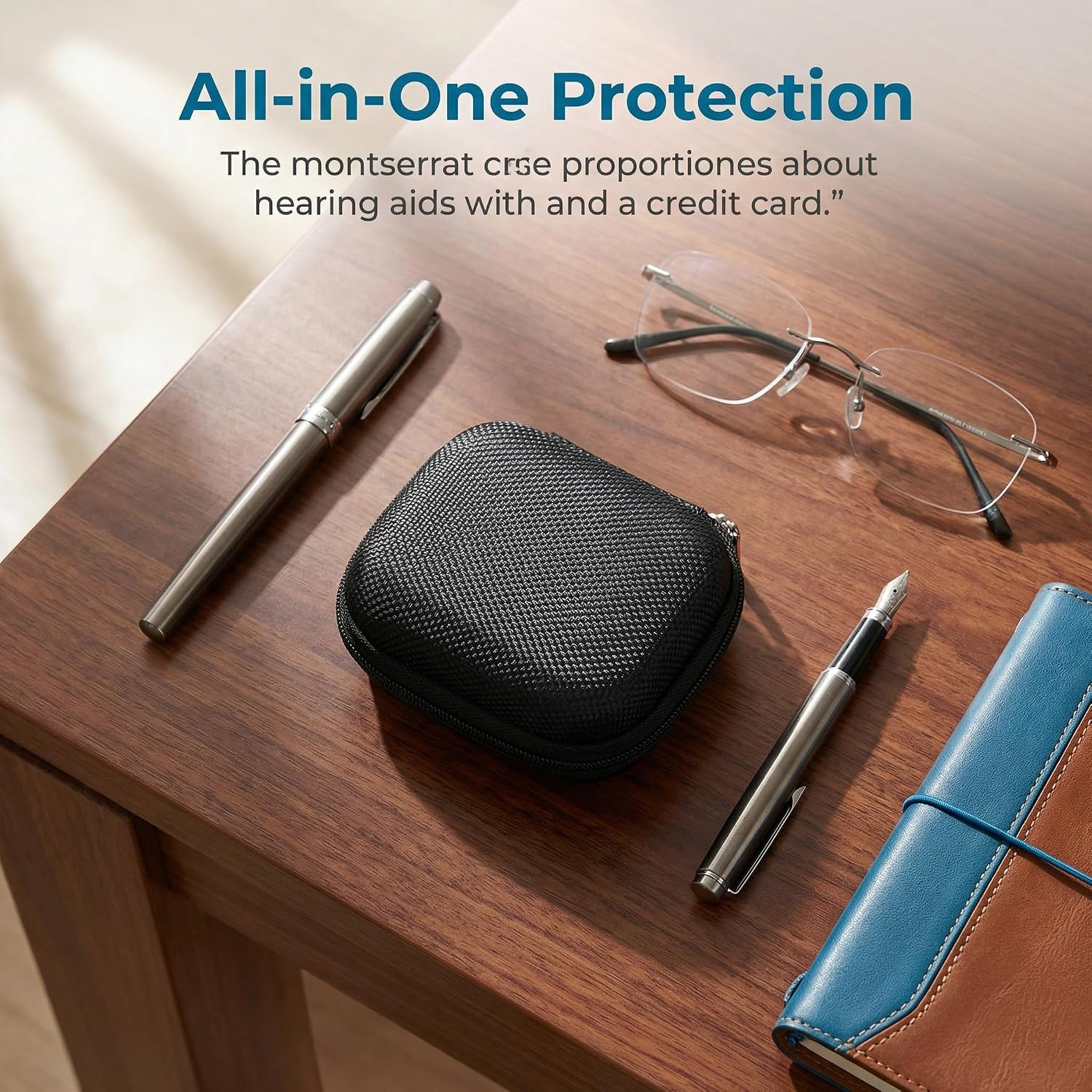 Hearing Aid Case Hard Carrying Pocket Small Waterproof Pouch