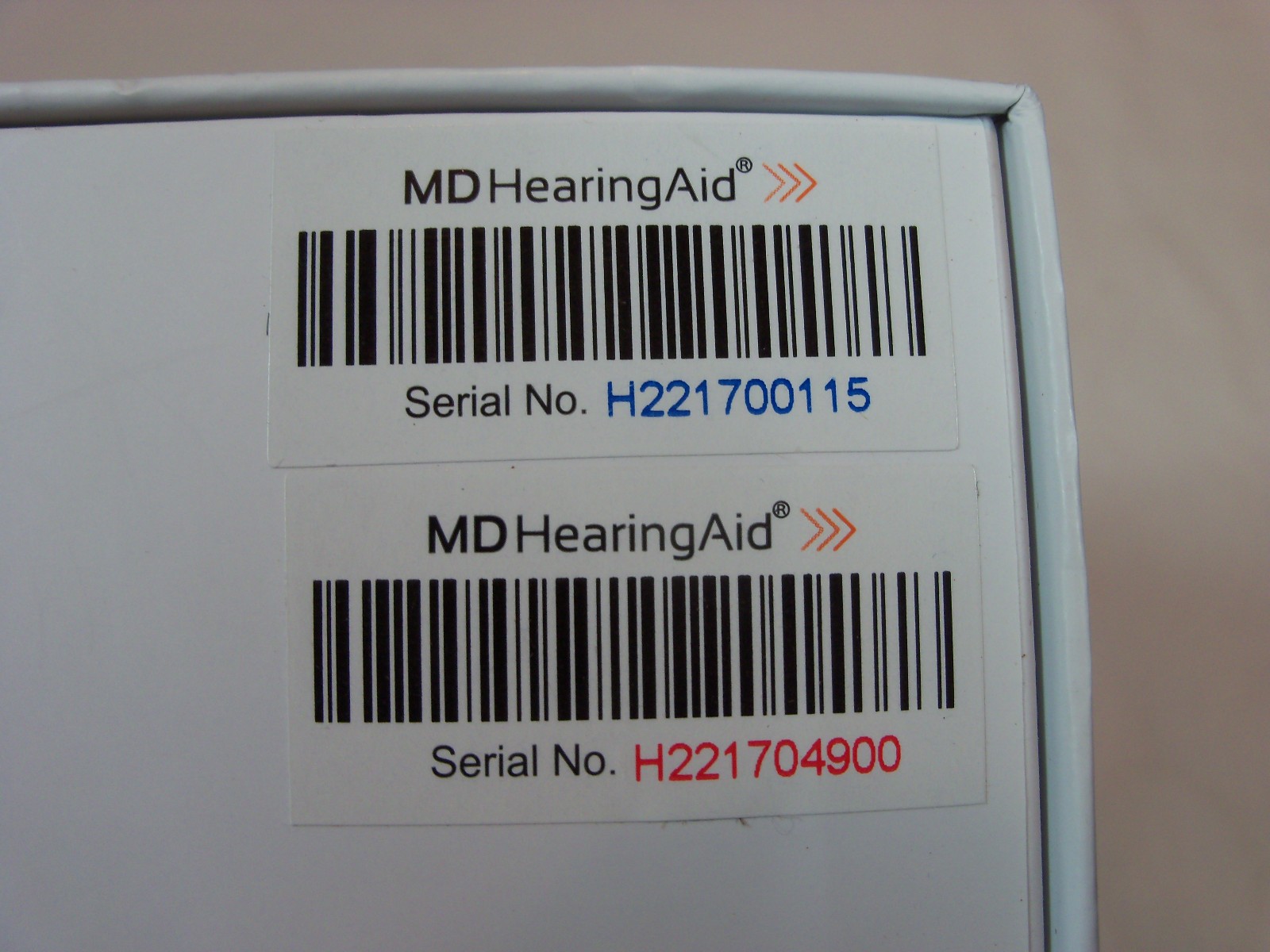 MD Hearing VOLT Series H Digital Hearing Aid 2‐Piece Set + Charging Case
