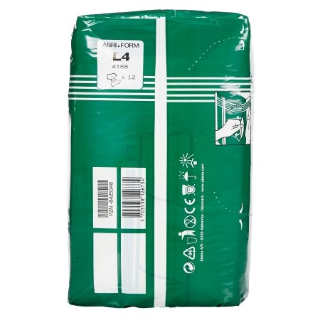Unisex Adult Incontinence Brief Abri-Form™ Comfort L4 Large Disposable Heavy Abs