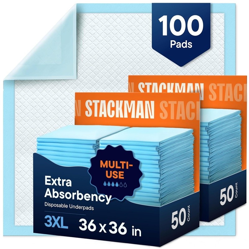 Extra Large Disposable Bed Pads Incontinence Care Adults Pets 100 Count New