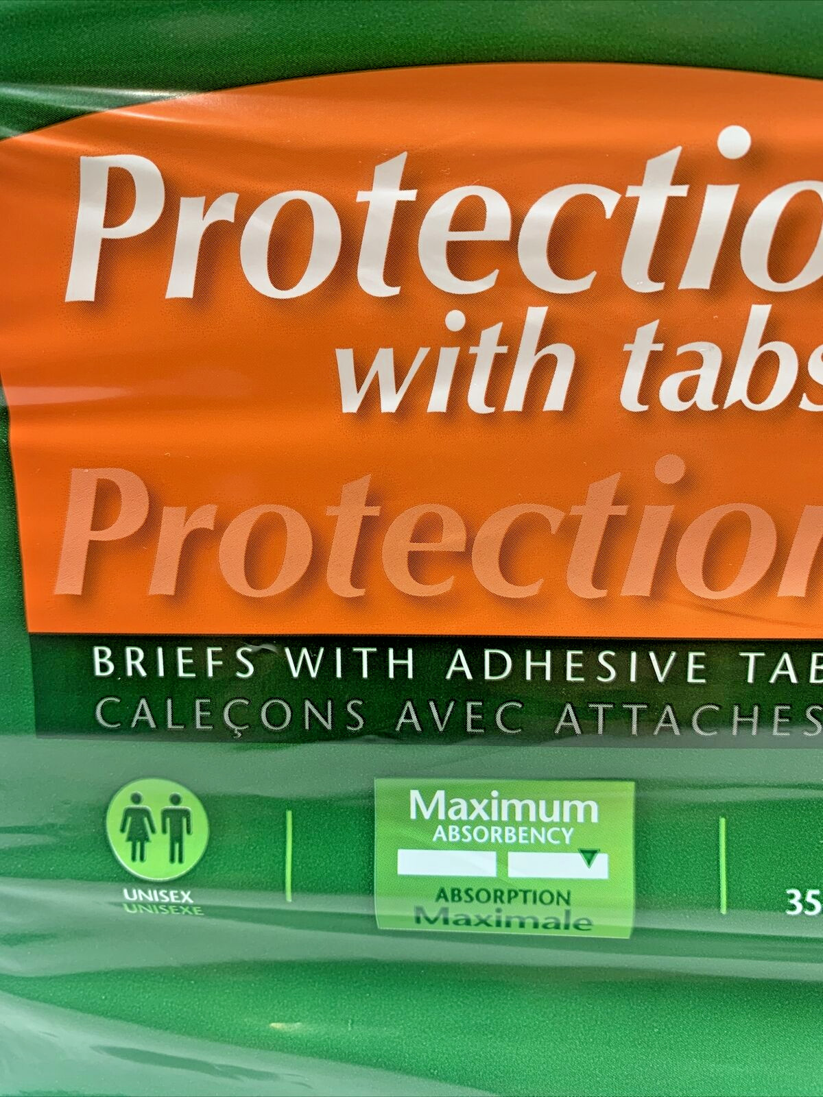 Depend Protection Briefs with Tabs Maximum Absorbency Large 16ct NEW